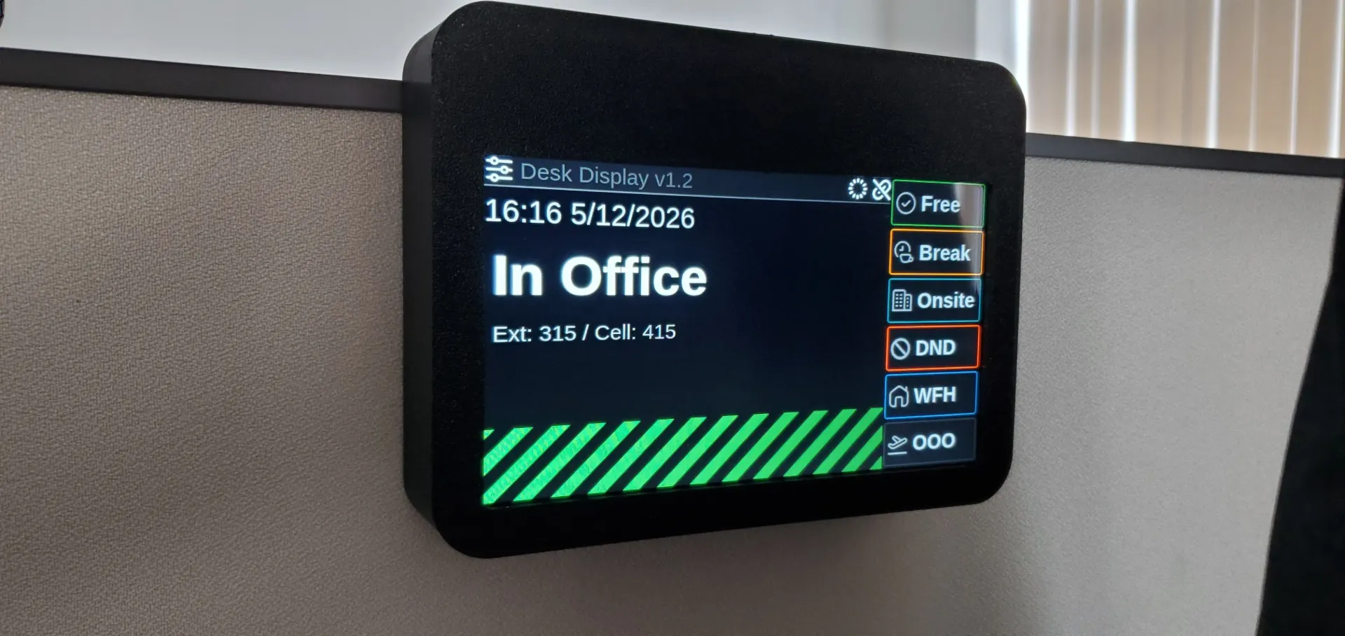 Desk Status Board